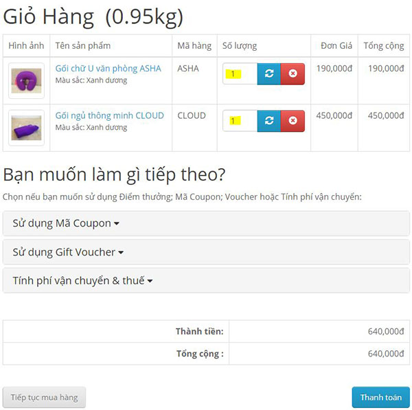 Giỏ hàng